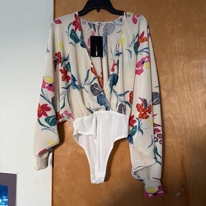Floral Long Sleeve Bodysuit